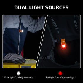 OLIGHT Oclip magnetic attachment illustrating versatile mounting on metal surfaces
