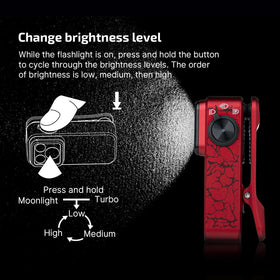 OLIGHT Oclip Pro magnetic base enables quick metal-clip attachment