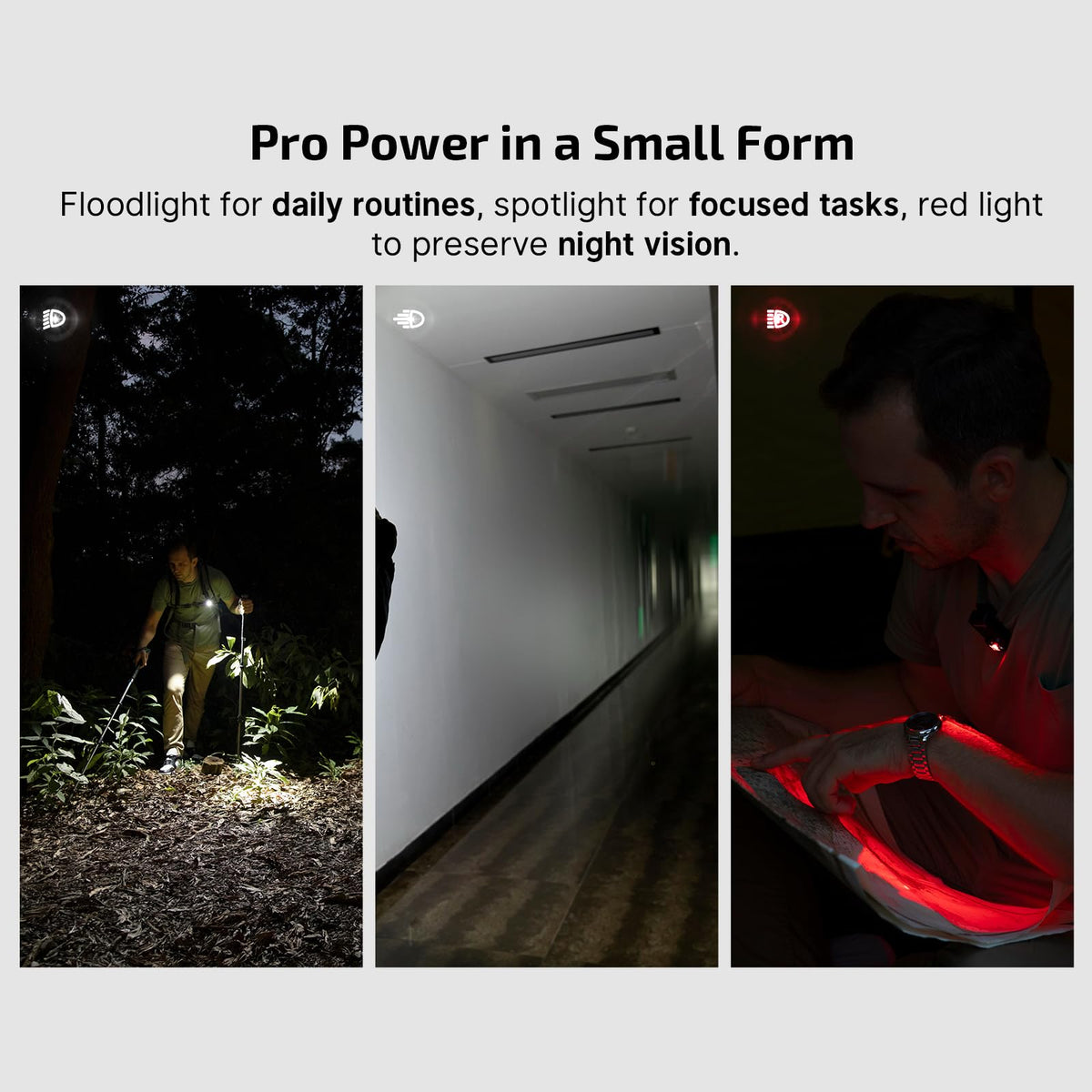 OLIGHT Oclip Pro spotlight reaches 120 meters for focused signaling