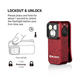 OLIGHT Oclip Pro USB-C charging for easy top-ups on the go