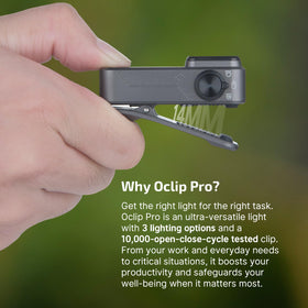 OLIGHT Oclip Pro IPX6 waterproof for rugged use