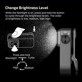 OLIGHT Oclip Pro magnetic base enables hands-free use