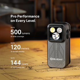 OLIGHT Oclip Pro red light mode for night tasks