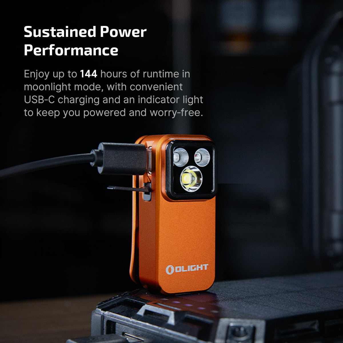 OLIGHT Oclip Pro S weighs about 53 g for easy carry.