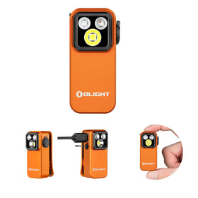 OLIGHT Oclip Pro S emits 600 lm white light for bright, hands-free workspace illumination.