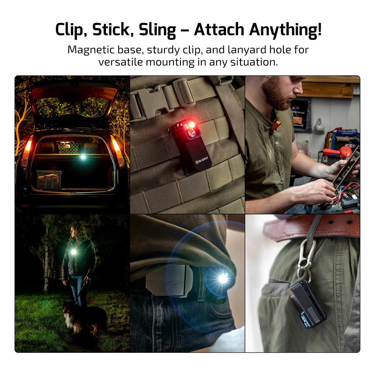 OLIGHT Oclip Pro ultralight: only 53 g for everyday carry.
