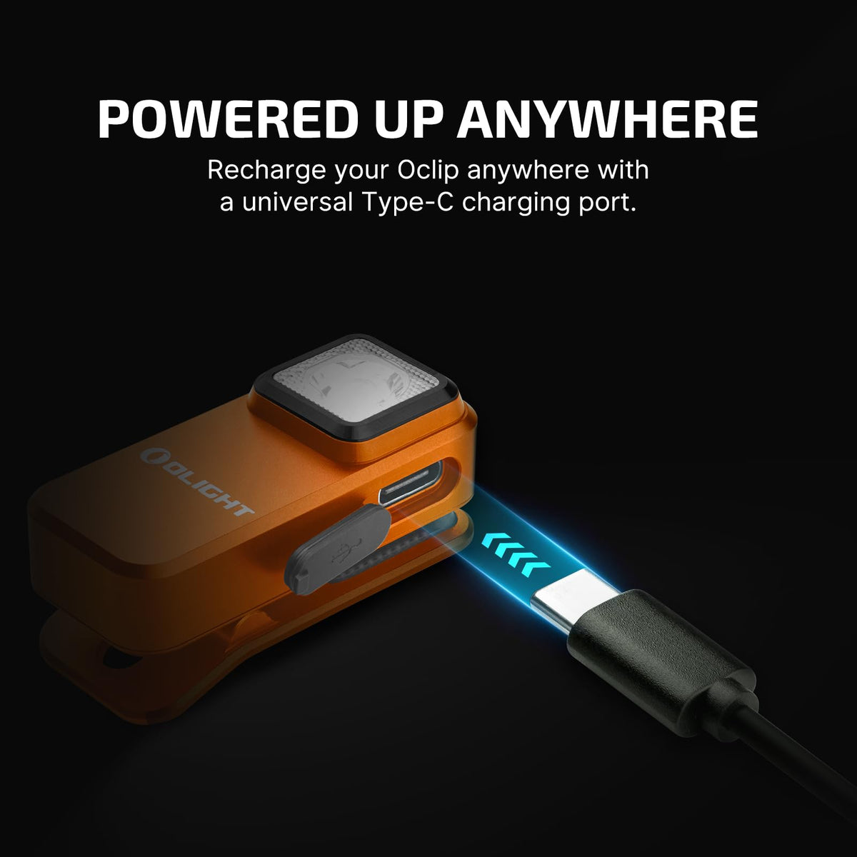 OLIGHT Oclip red-light mode suitable for night vision and signaling