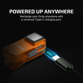 OLIGHT Oclip red-light mode suitable for night vision and signaling