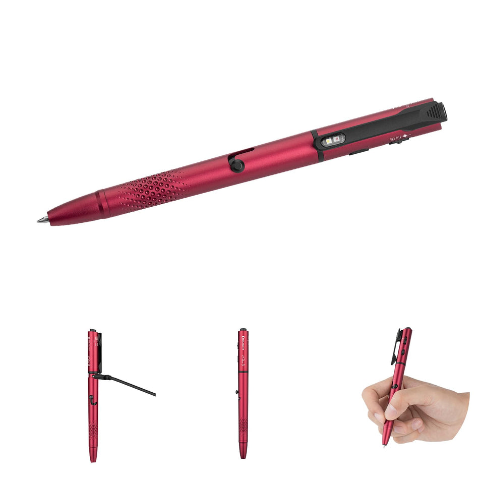 OLIGHT O'Pen 3 green beam highlights key points in a presentation
