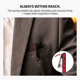OLIGHT O'Pen 3 textured grip for comfortable long writing sessions
