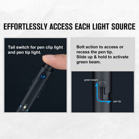 OLIGHT O'Pen Glow charging base keeping it powered at your desk