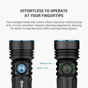 OLIGHT Seeker 4 Pro ideal for emergency use and rapid response