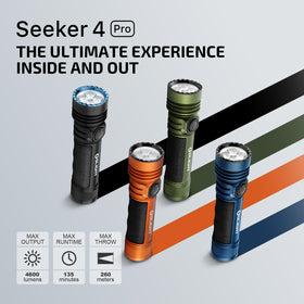 OLIGHT Seeker 4 Pro holster enables quick access and safe carry