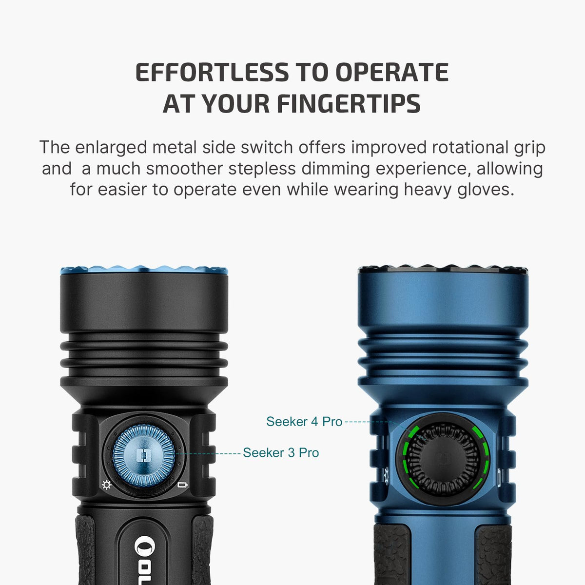 OLIGHT Seeker 4 Pro IPX8 waterproof rating in wet conditions