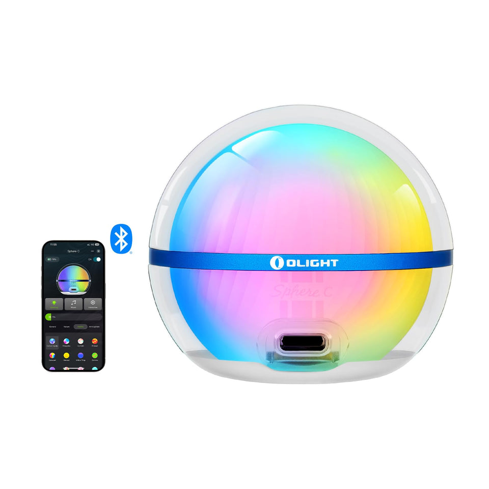 OLIGHT Sphere C night light on charging base for easy power
