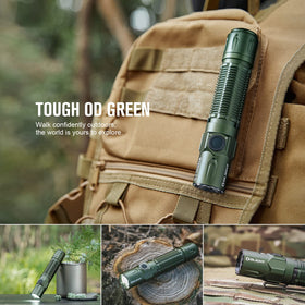 OLIGHT Warrior 3S four-level indicators help monitor battery at a glance.