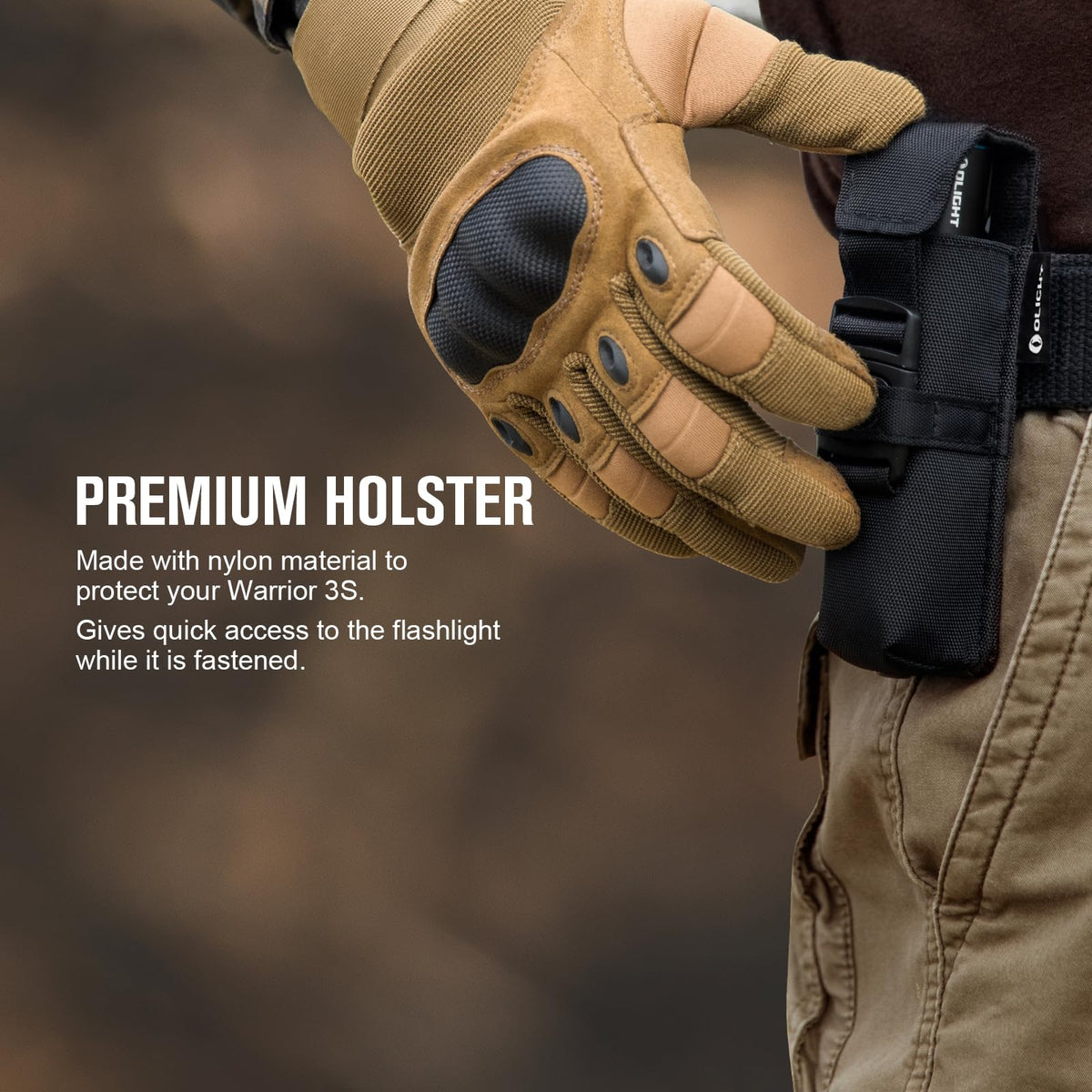 olight Warrior 3S proximity sensor protects nearby objects during high output