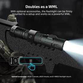 OLIGHT Warrior Ultra 2500lm durable aluminum body ready for heavy use