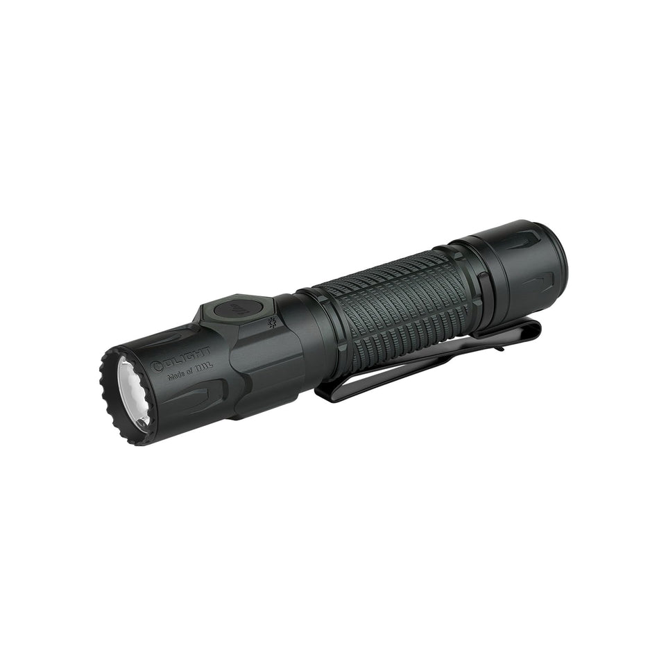OLIGHT Warrior Ultra 2500lm front view highlighting brightness for outdoor tasks