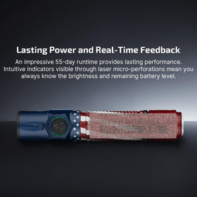 OLIGHT Warrior Ultra magnetic charging with MCC3 cable for easy recharging.