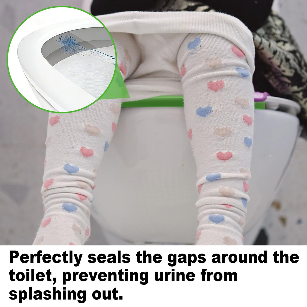 Olingo pee shield for potty training front deflector keeps floors cleaner.