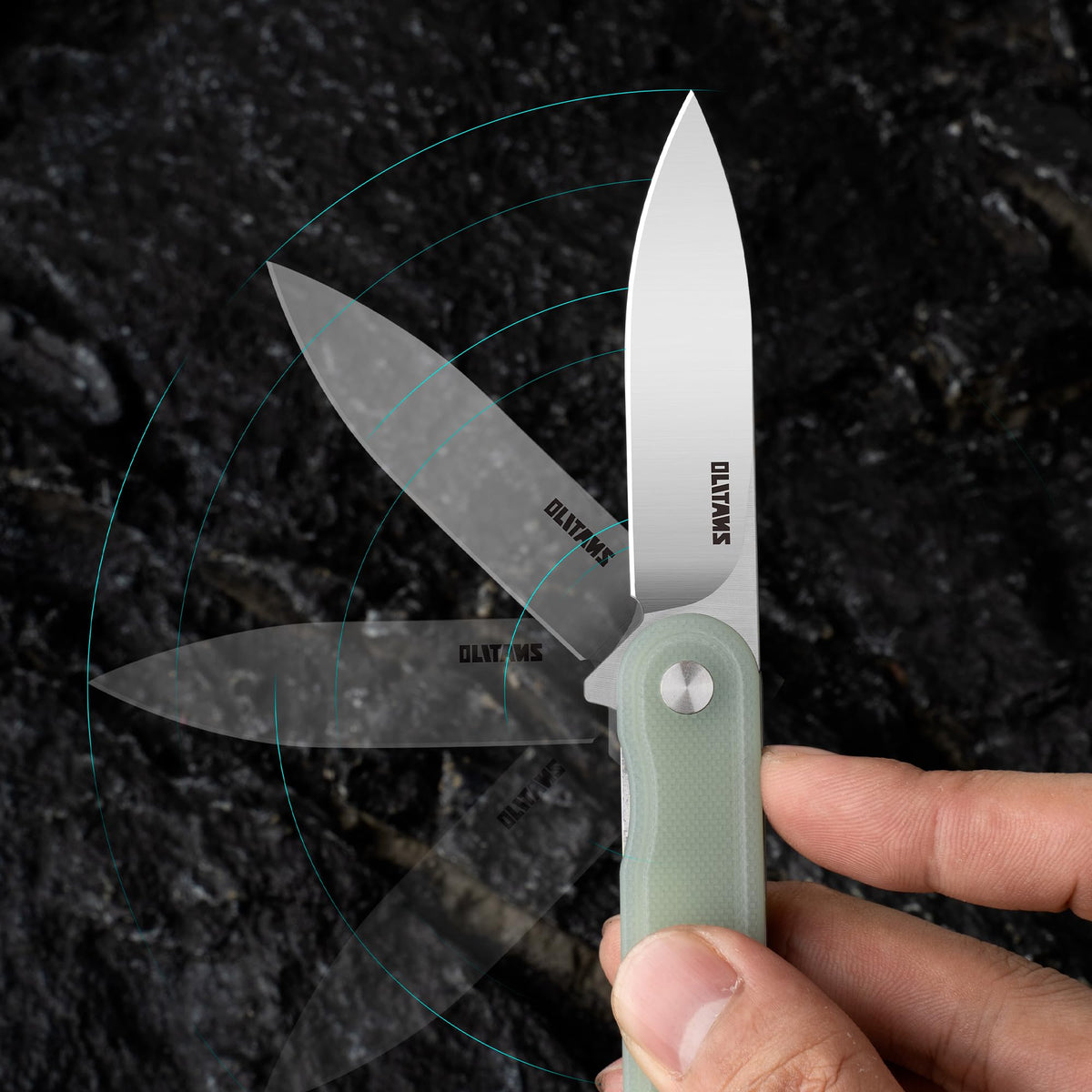 OLITANS G040 ultralight EDC knife ready for use