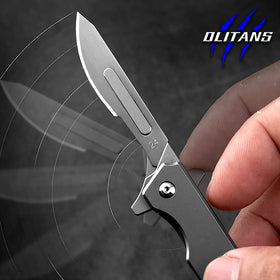 OLITANS T010 built-in lanyard hole for easy attachment