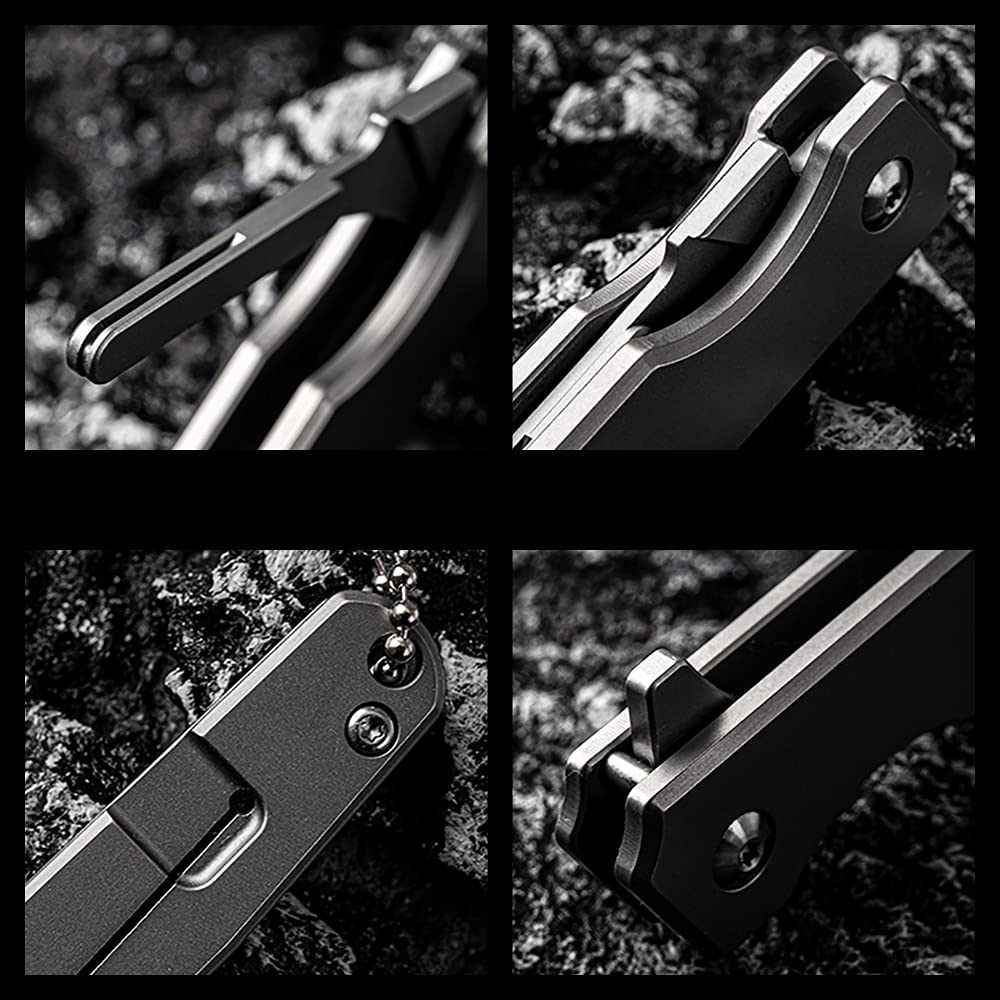 OLITANS T010 frame-lock keeps blade securely open during use