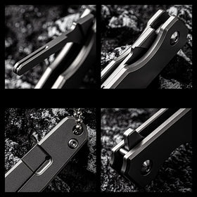 OLITANS T010 frame-lock keeps blade securely open during use