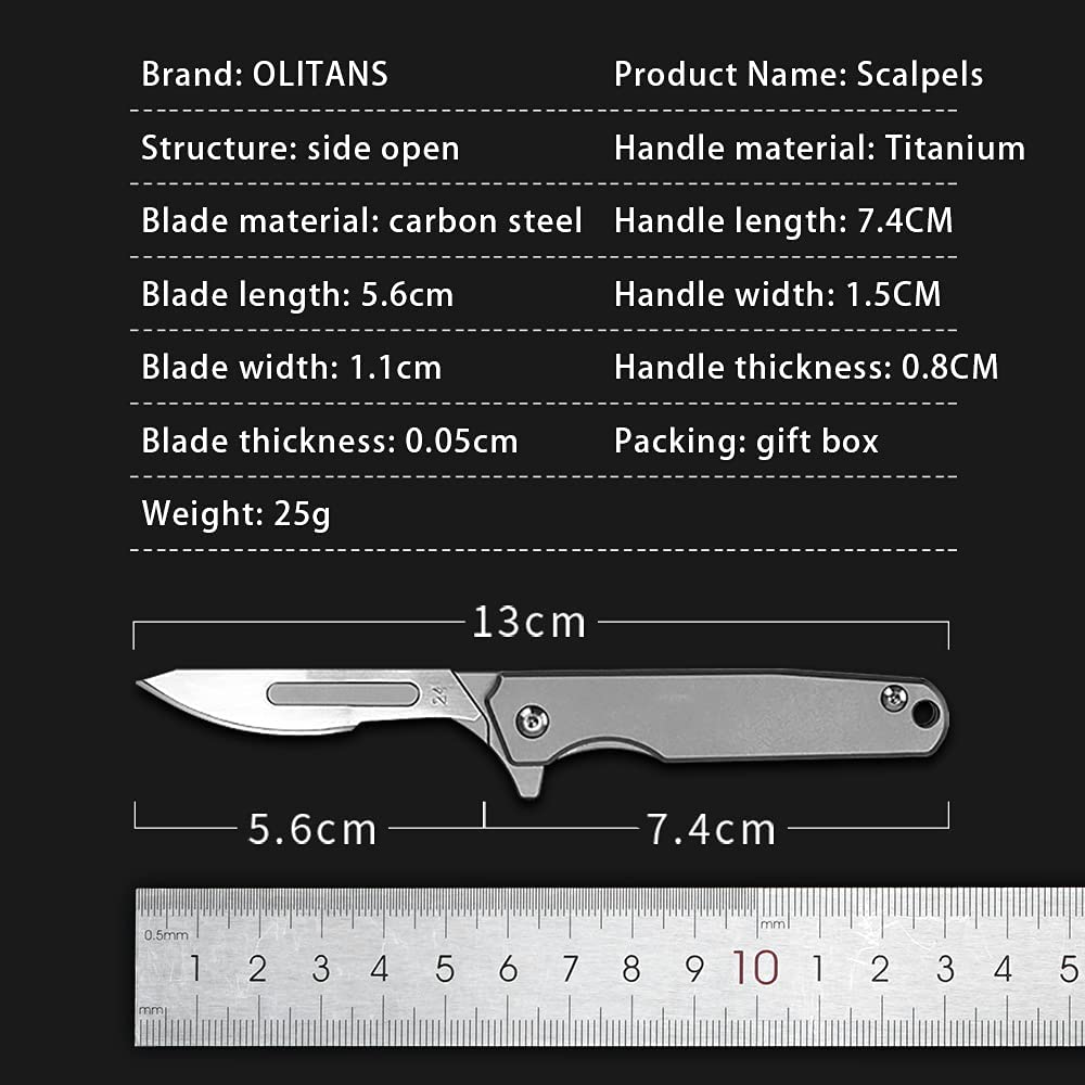 OLITANS T010 titanium alloy body for lightweight durability