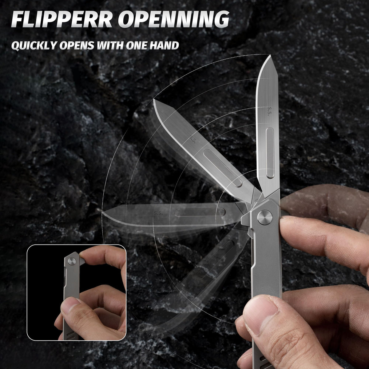 Close-up of OLITANS T029 handle showing secure grip for precise cuts.