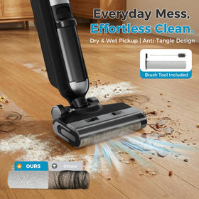OLIXIS dual water tanks display clean and dirty compartments for fresh mopping.