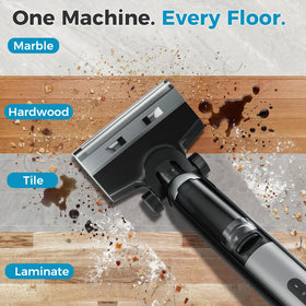 OLIXIS self-cleaning button demonstrated for effortless maintenance.