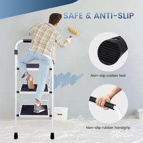 OLIXIS sturdy steel frame supports up to 330 lbs safely