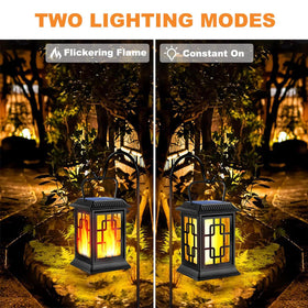 Ollivage solar lantern IP65 waterproof outdoors in rain or snow