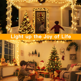 Ollny 200LED 60ft easy installation for quick decorating