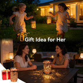 Ollny easy-hang solar lantern with no wires for quick setup.