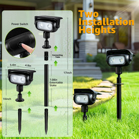 Ollny 7-inch extension pole enables versatile height.