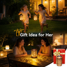 Ollny hummingbird lantern on a wall-mount provides decorative entryway lighting.