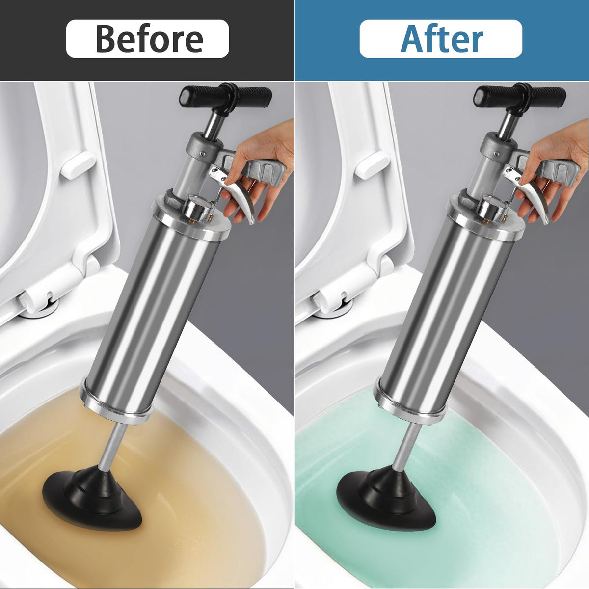 Olpchee two-tip design shown for different pipe blockages