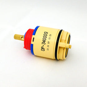 Limit ring detail highlighting adjustable maximum hot water temperature for safety.