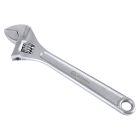 Olympia Tools 15-inch adjustable wrench with open jaws for tight spaces