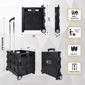 Folded compact Grand Pack-N-Roll stored in a tight space