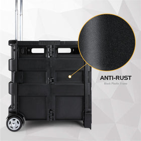Smooth rubber tires of the Grand Pack-N-Roll for varied surfaces