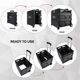 Snap-on side support on the Grand Pack-N-Roll for stability