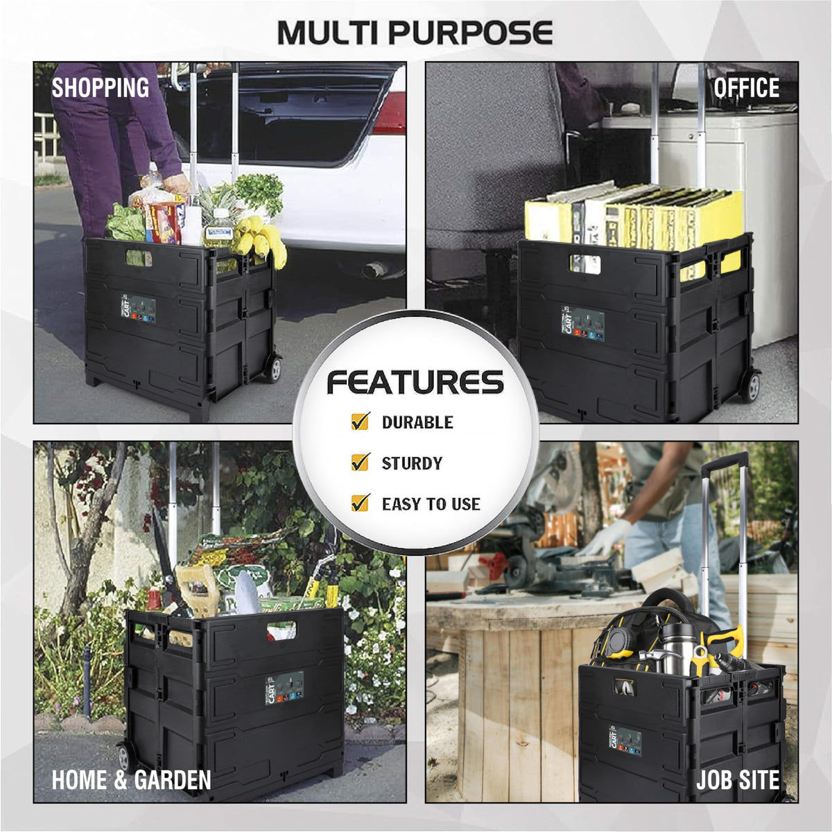 Versatile use scenarios with the Grand Pack-N-Roll on the go
