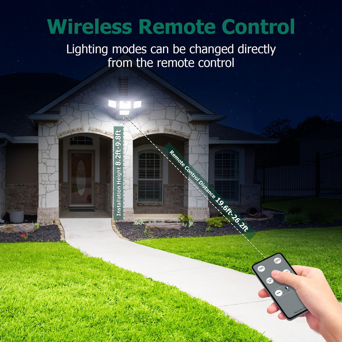omibee patio garden flood light enhances outdoor entertaining areas