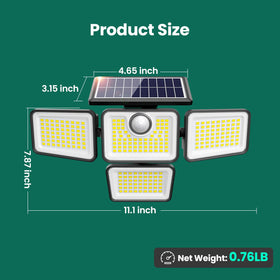 omibee remote control solar light for convenient outdoor lighting adjustments