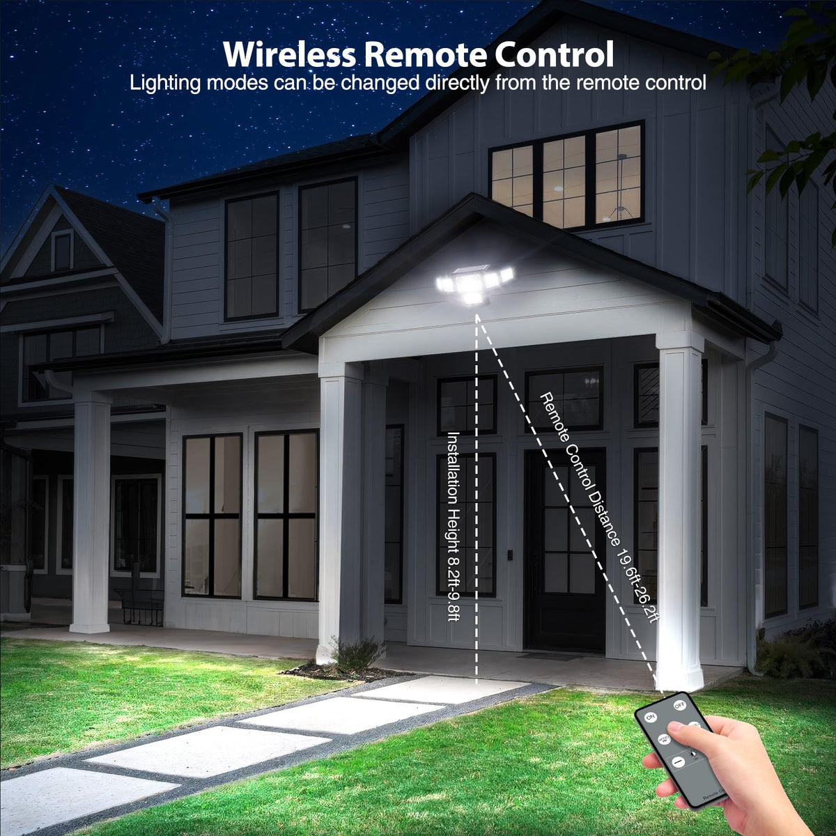 Omibee solar lights boost backyard security with bright, energy-saving performance.