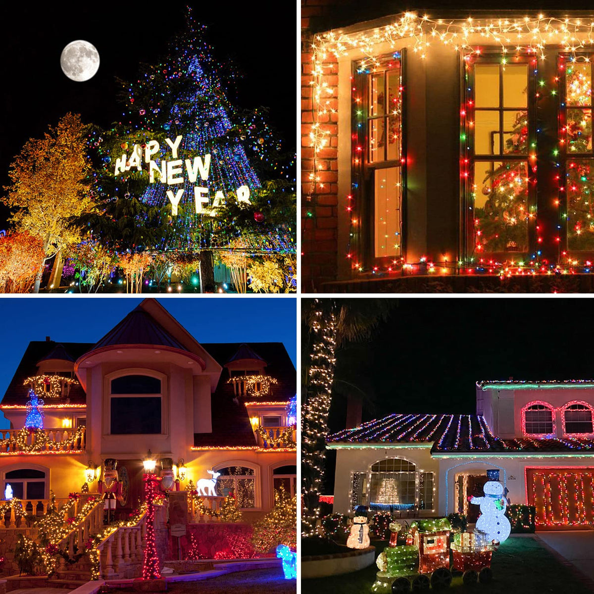 OMIKA versatile 50ft string lights for indoor and outdoor decor.